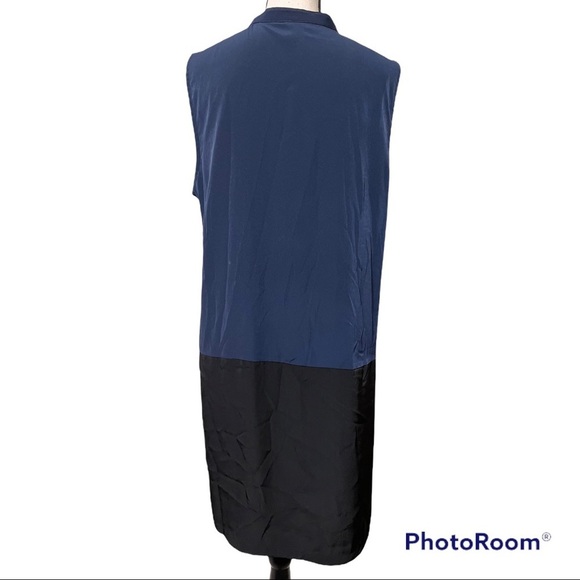 ALFANI size 16 womens plus Moroccan sleeveless color block dress two pockets nwt - Picture 9 of 12